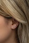 Heliophilia Silver Pendientes de Plata de Ley 925 con Zirconio